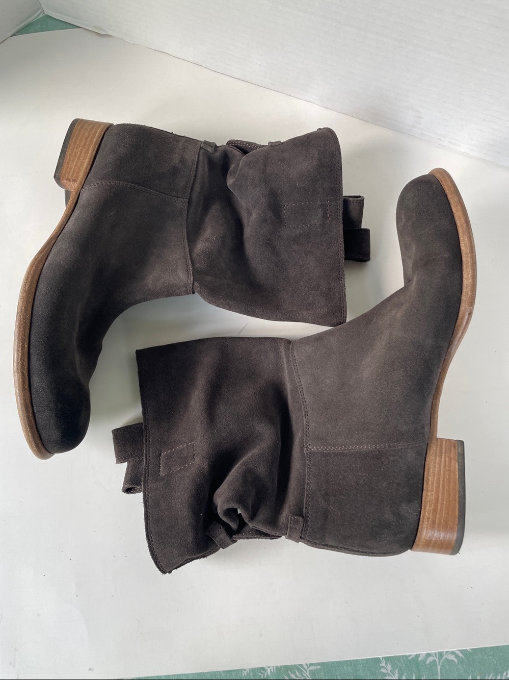 Alberto Fermani Brown Suede Slouchy Ankle Booties
